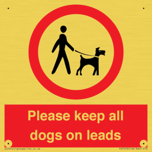 Please keep all dogs on leads